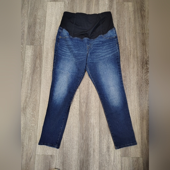 Isabel Maternity by Ingrid & Isabel Dark Blue Skinny Jeans - Picture 1 of 5